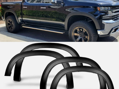 New - 2019 - 2023 Chevy Silverado Cheyenne Fender Flares, set of 4.