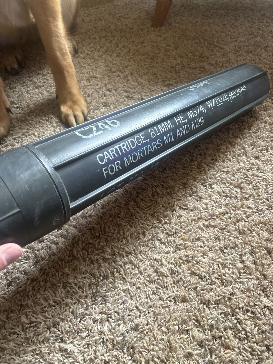 Mortar Canister (empty) collectible