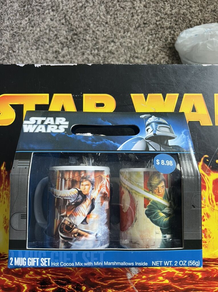 Star Wars 2 Mug Set Han Solo Luke Skywalker