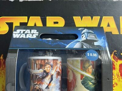 Star Wars 2 Mug Set Han Solo Luke Skywalker