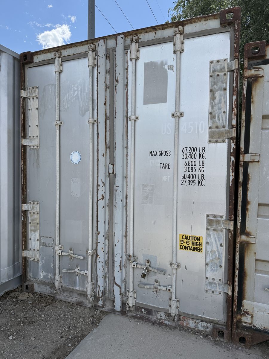 Storage Conex Aluminum 40' High Cube Container Delivery Available