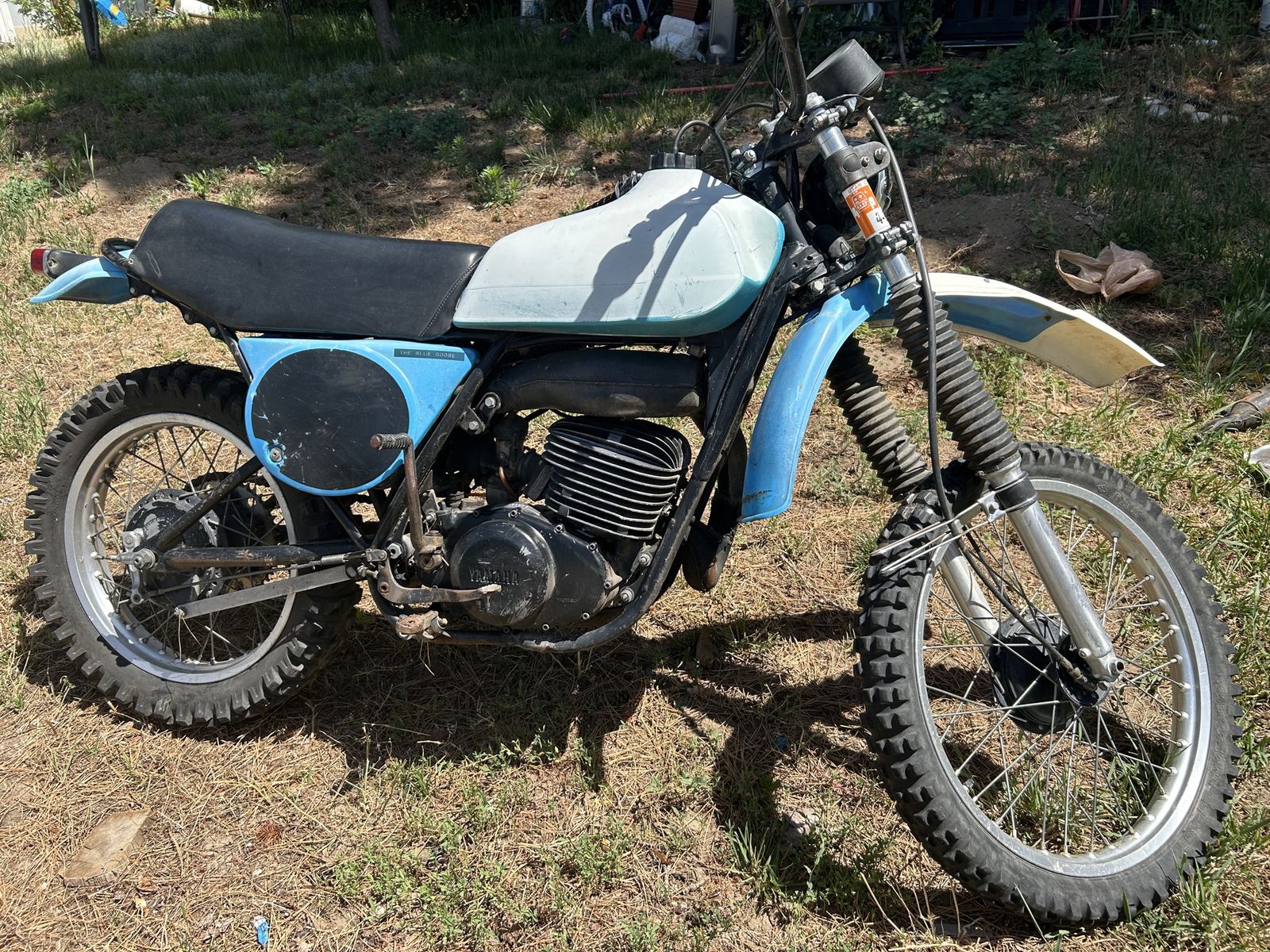 Vintage 1976 Yamaha dirt bike