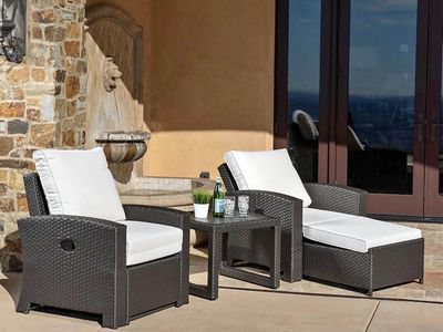 Brand new Sidney 3 piece reclining outdoor furniture set