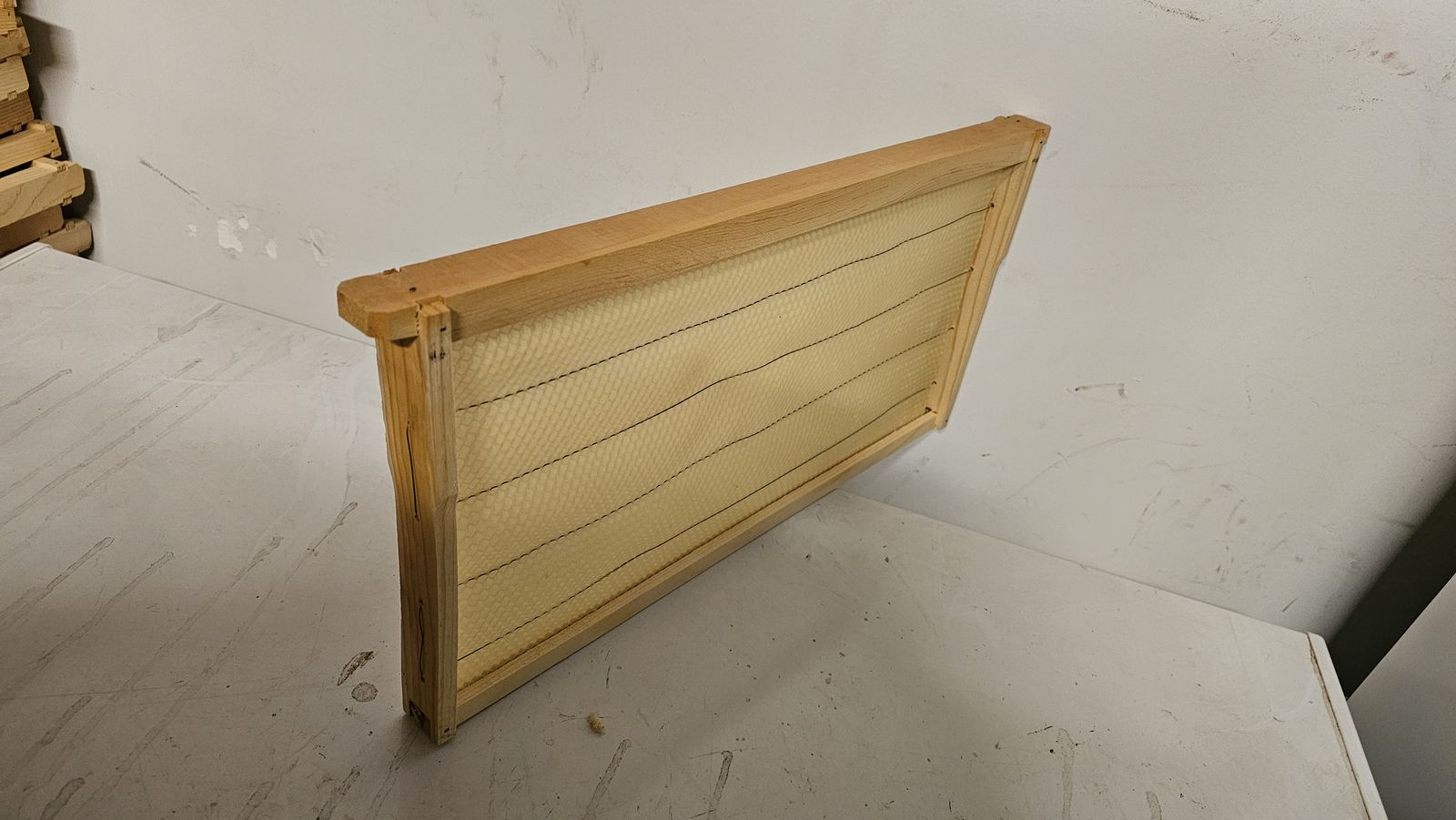 New Bee Frames with hard wax