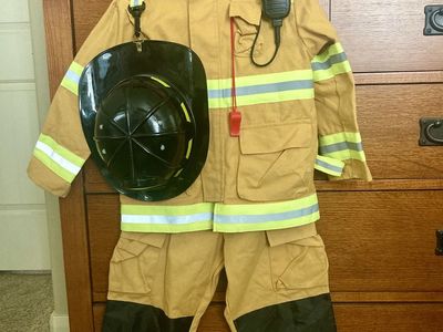 Kids Firefighter Costume Size 5-6