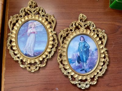 Vintage Prints of Pinkie and Blue Bloy