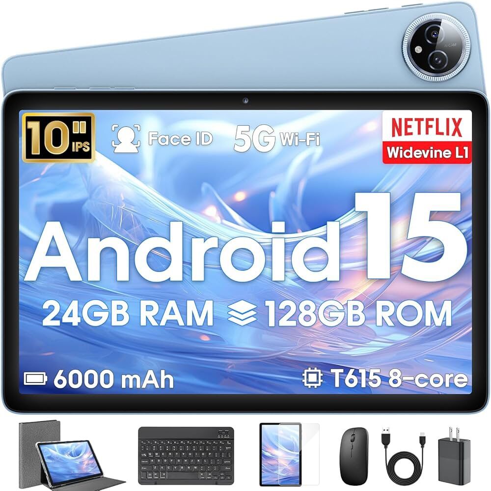 Android 15 Tablet 10 inch