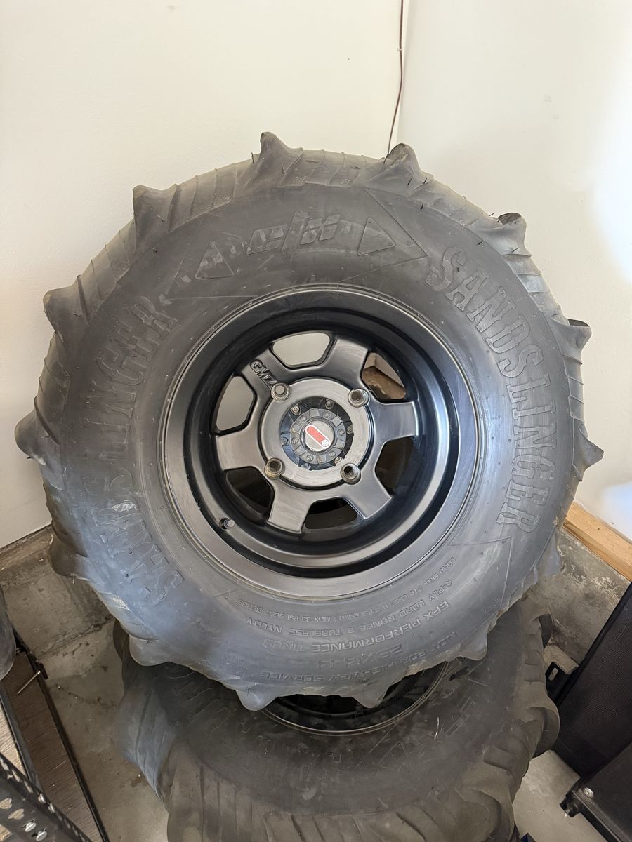 Full Set wheels and Paddles for RZR