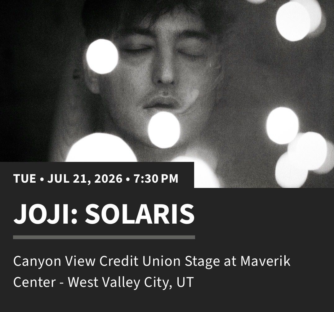Joji: Solaris Concert Tickets