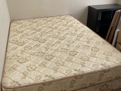 Full Mattress, Box Spring and Metal Frame