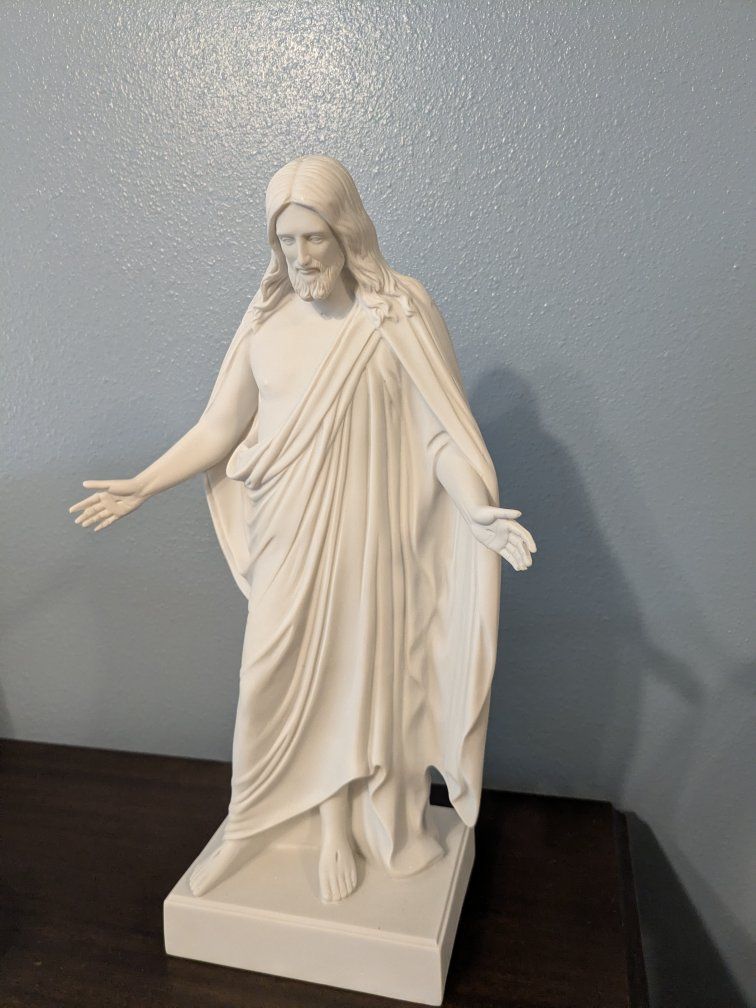 Marble Christus Statue 19"