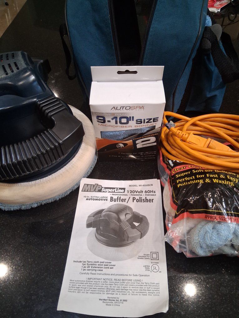 MVP SuperLine 10-In. Automotive Buffer / Polisher WI-4550SCB Kit