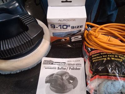 MVP SuperLine 10-In. Automotive Buffer / Polisher WI-4550SCB Kit