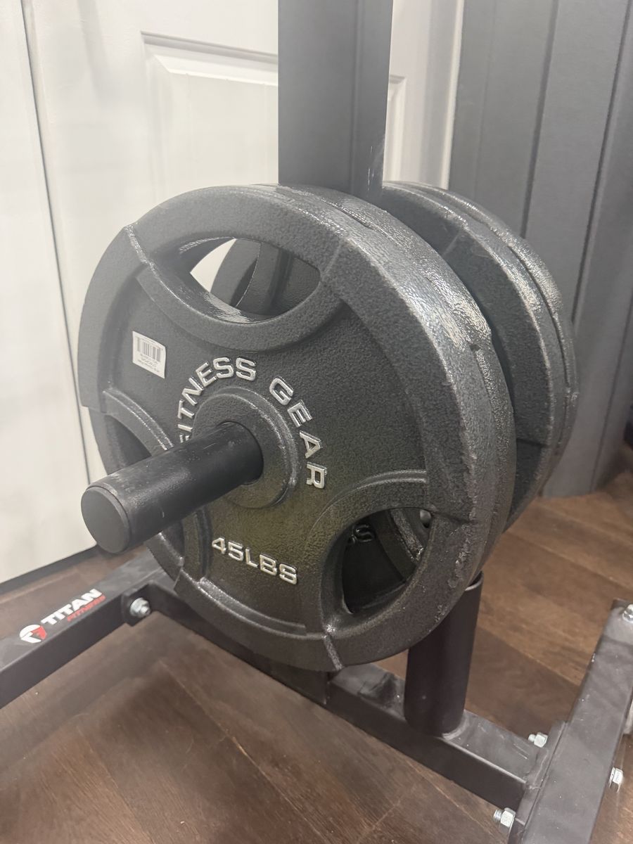 4 - 45lb weight plates