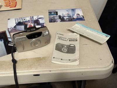 Canon Sure Shot 76 Zoom 38-76mm AF Compact 35mm Film Camera with Manual