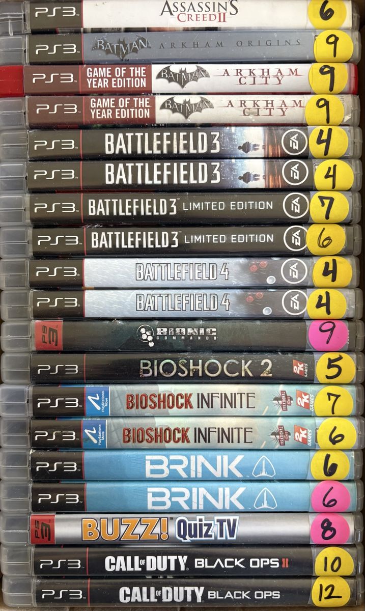 PlayStation 3 PS3 Games Starting @ $4