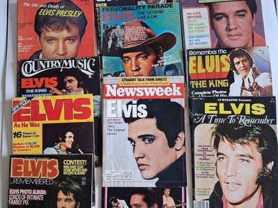 CLOSE-OUT 14 ELVIS PRESLEY MAGAZINES