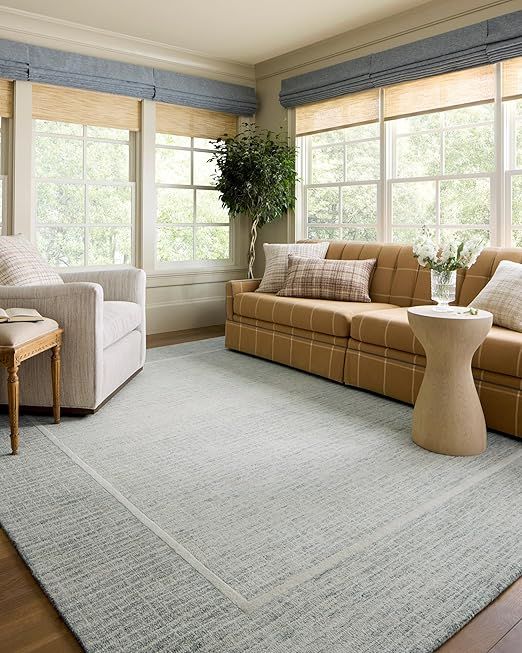 New Loloi Chris Loves Julia Mist & Ivory 5' x 7'6" Rug