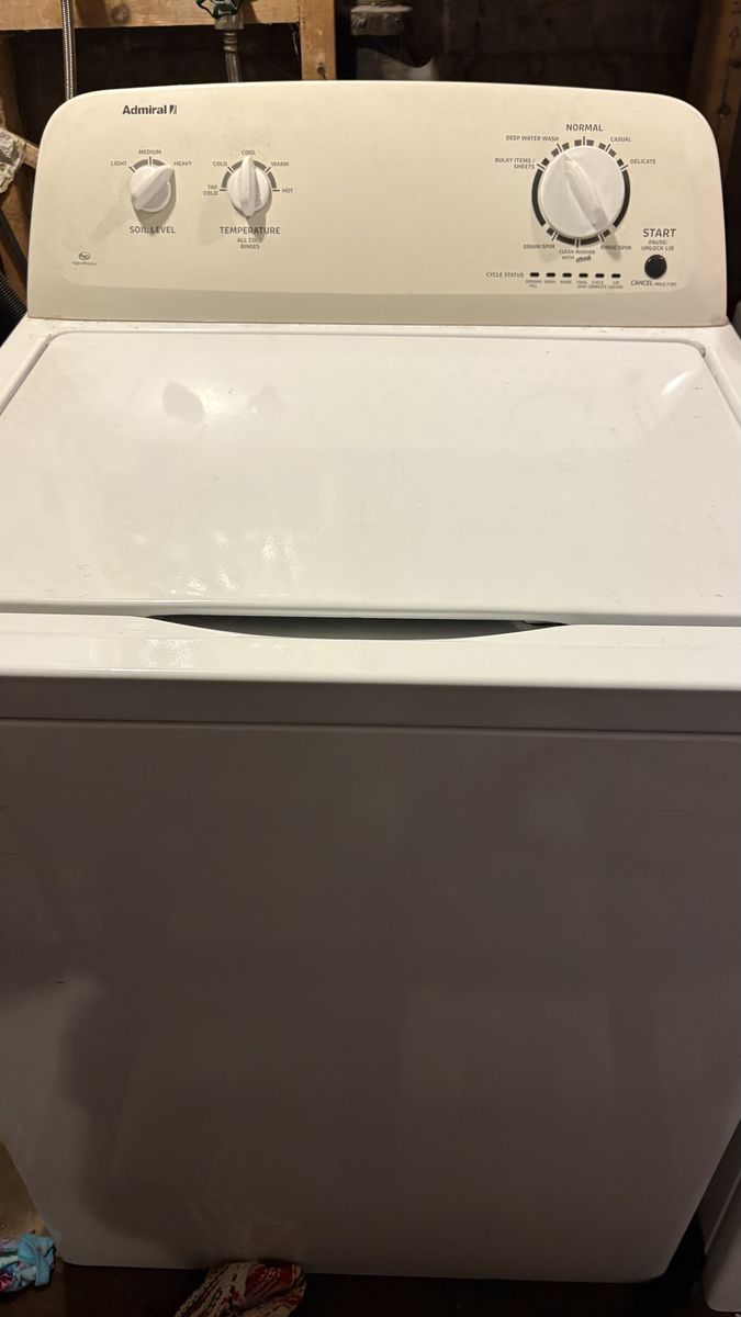 Admiral washer