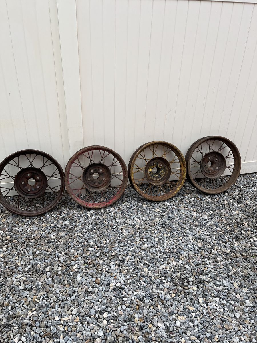 Vintage Ford Model A Spoke Wheels