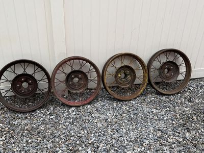 Vintage Ford Model A Spoke Wheels