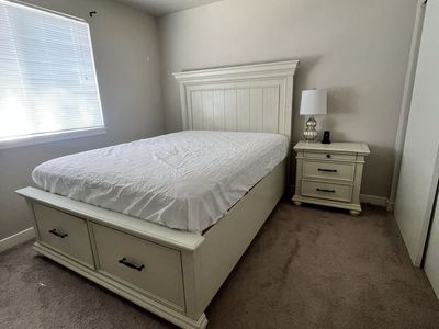 Queen size bed frame set