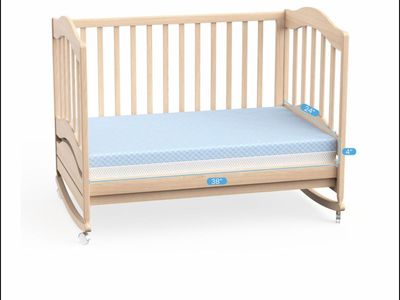 Gel memory foam mini crib mattress