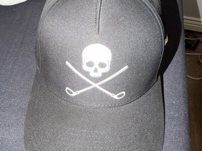 BLack Golf Hat - Shank It Golf