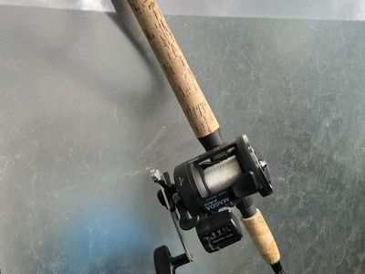 Okuma Magda Pro Line Counter Fishing Reel with Abu Garcia 7 ft 1pc Rod