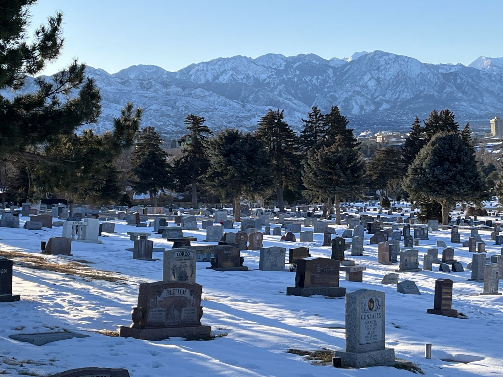 Salt Lake City Cemetery - Three View Plots