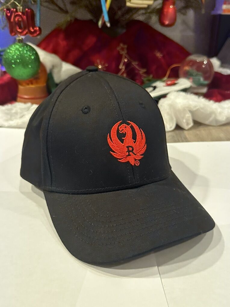 Ruger Hat Black Embroidered Official Strapback