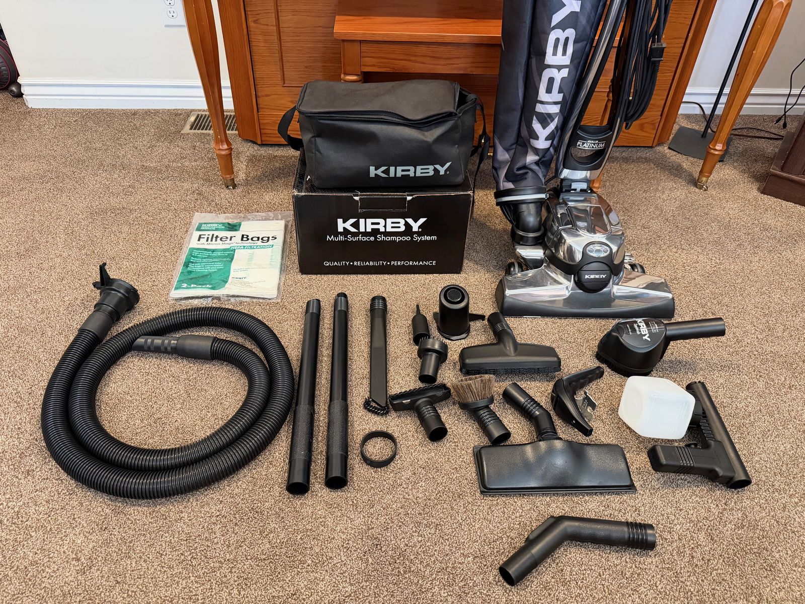 New Kirby Avalir Platinum Cleaning System