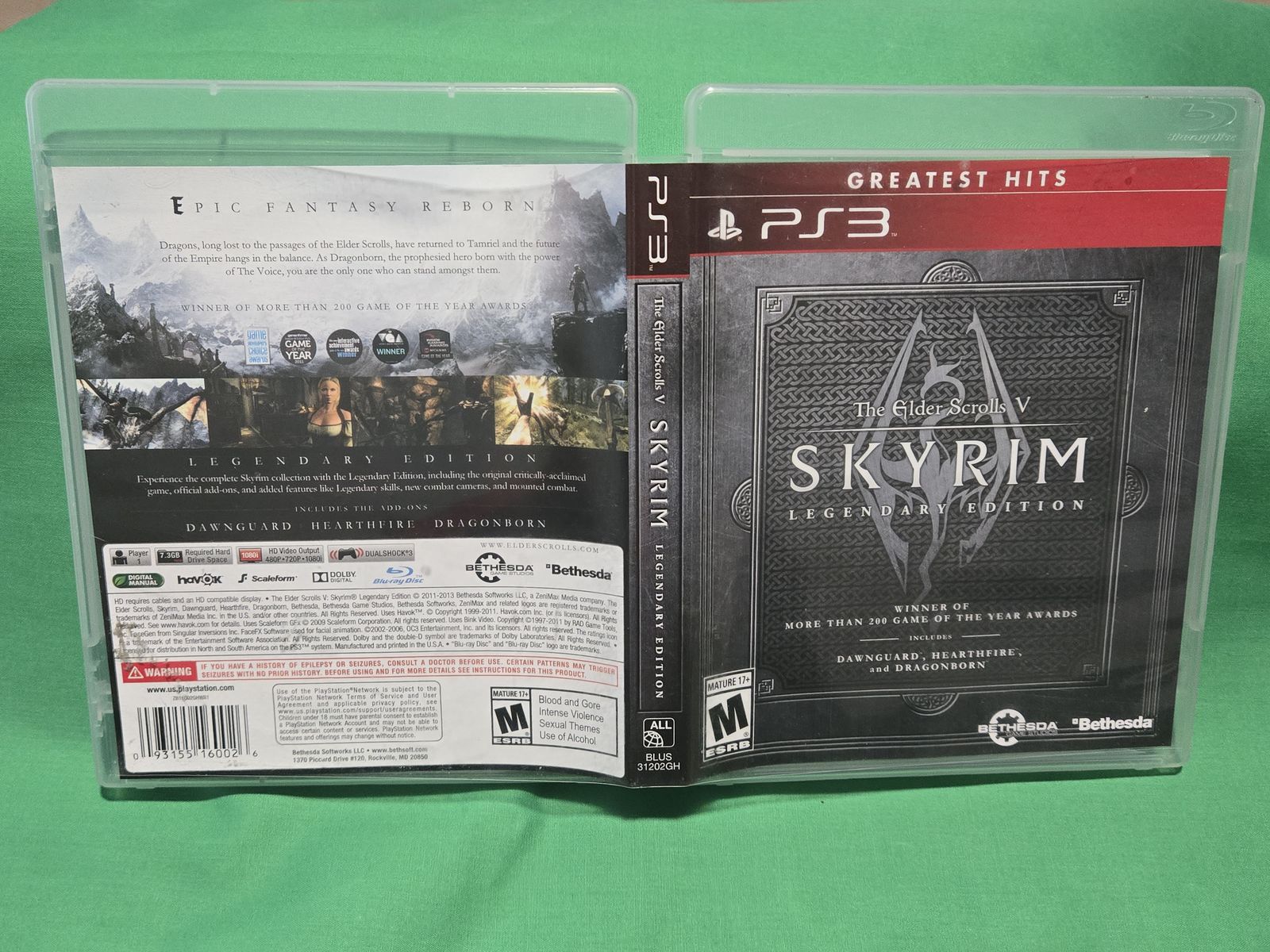 PS3 SKYRIM LEGENDARY EDITION
