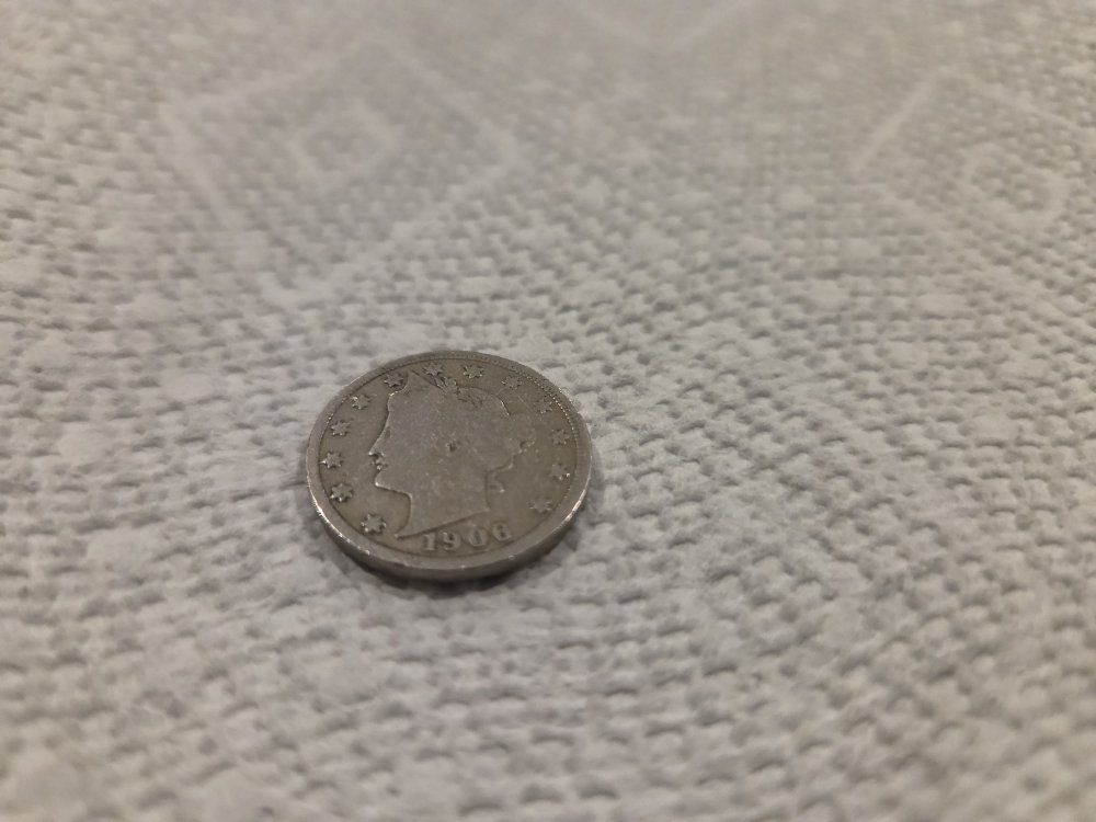 1906 Liberty Head V Nickel US Coin