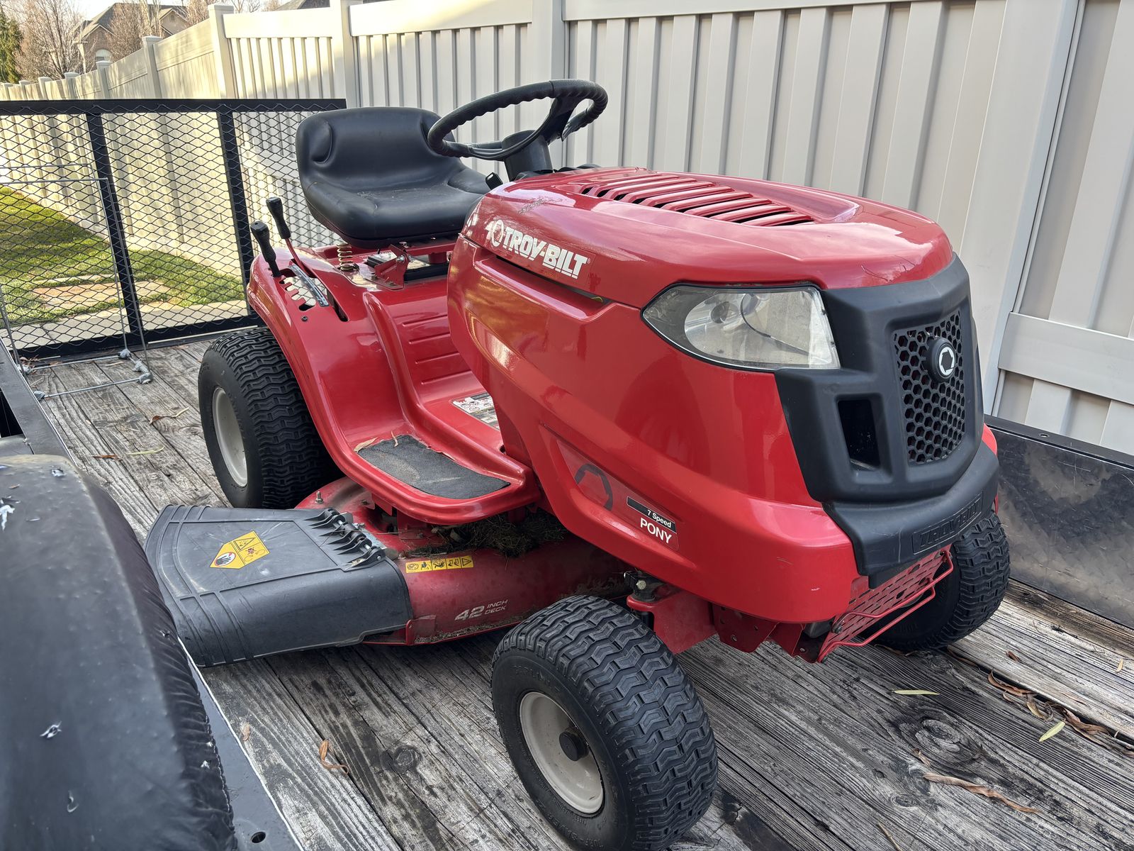 Troy Built Pony/Blown Engine