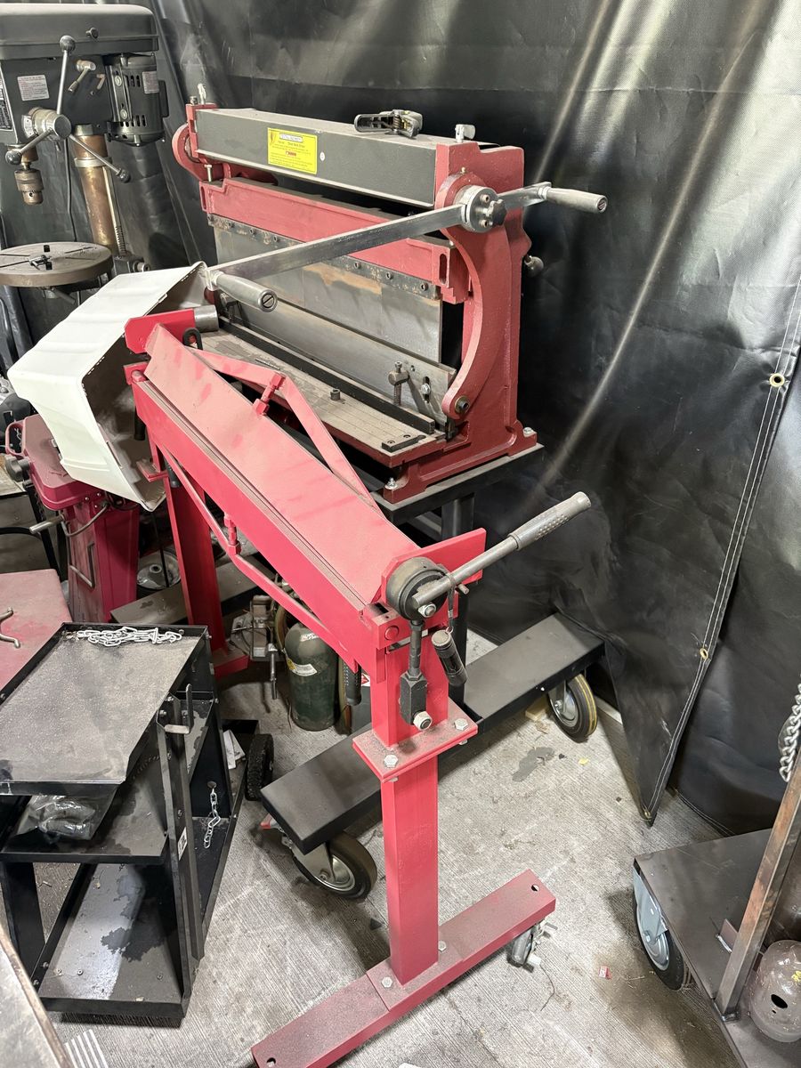 Harbor Freight 3-in-1 Shear/Brake/Roller & Sheet Metal Brake with Stands