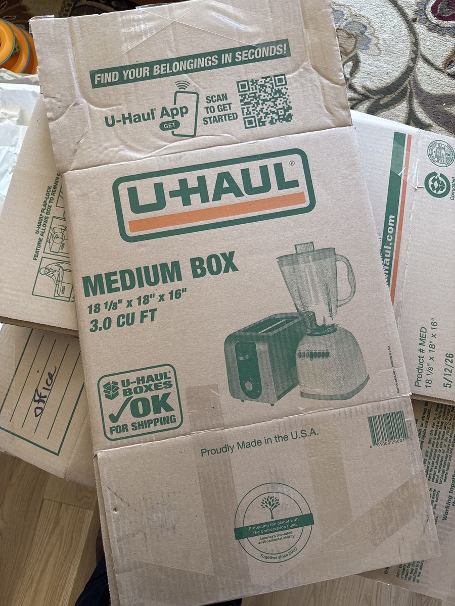 UHAUL Moving Boxes