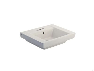 Boulevard 4 Centerset Pedestal Sink Top (White)