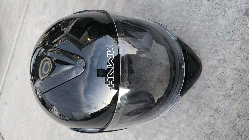 Hawk modular motorcycle helmet