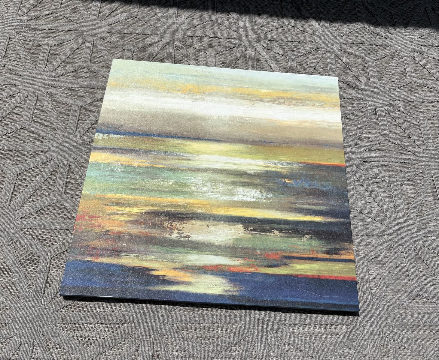 35” x 35” Evening Tide Canvas $50 cash/venmo in Draper
