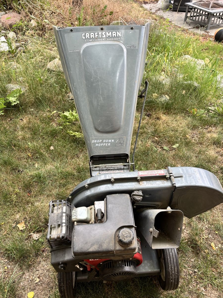Craftsman chipper shredder