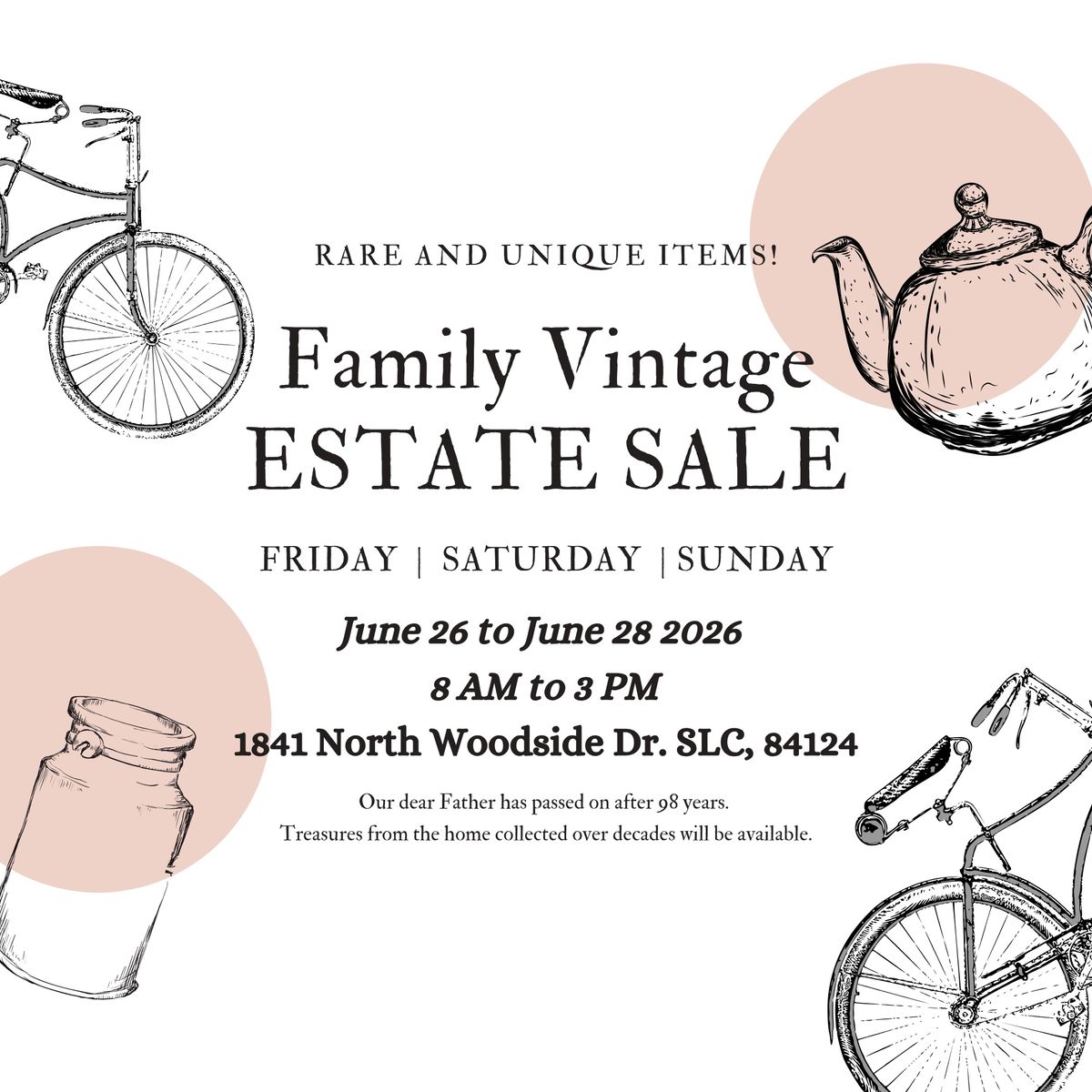 Holladay Estate Sale
