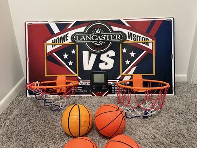 Indoor basketball game