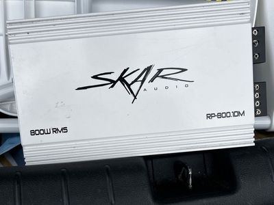 Skar Audio RP-800.1D Monoblock Class D Car Amplifier - 800W RMS