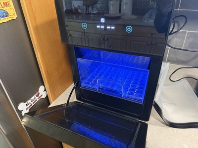 ecozy 2" Clear Ice Ball Maker Countertop with CrystalFlux Technology
