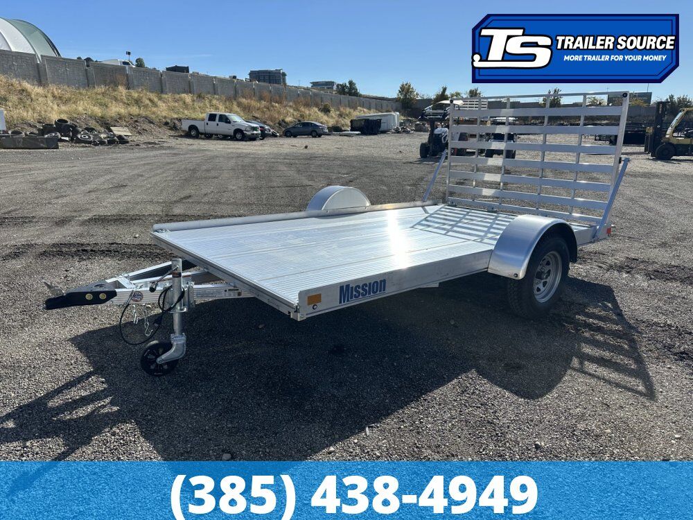 7x12 Alcom FlexHaul Aluminum Trailer -  Interior - 3.5K GVWR -