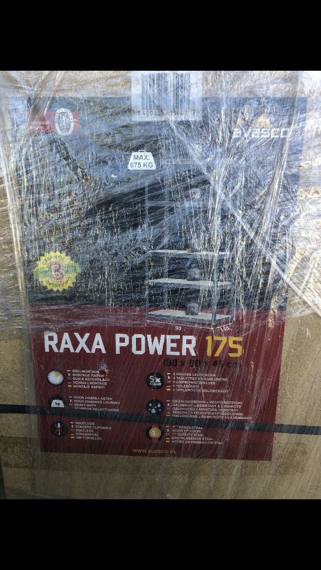 RAXA Power175/ Shelving 17.5"x35"x70"