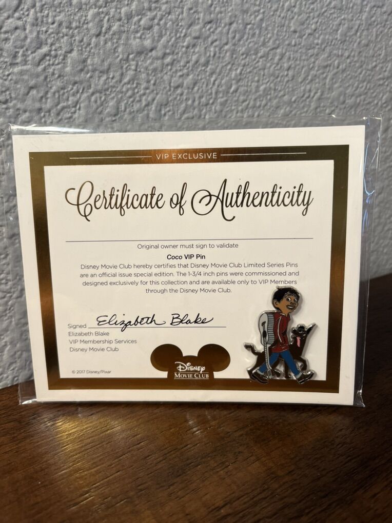 Coco- Miguel & Dante Disney Movie Club VIP Pin