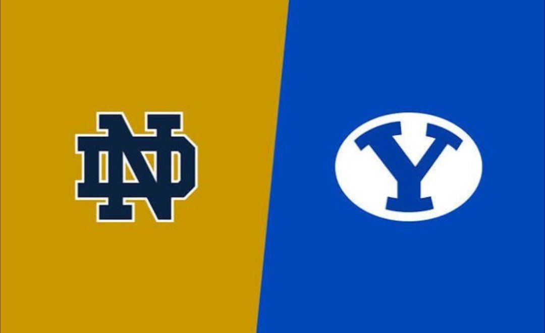 2- BYU vs Notre Dame lower bowl! *With cushioned seats provided*