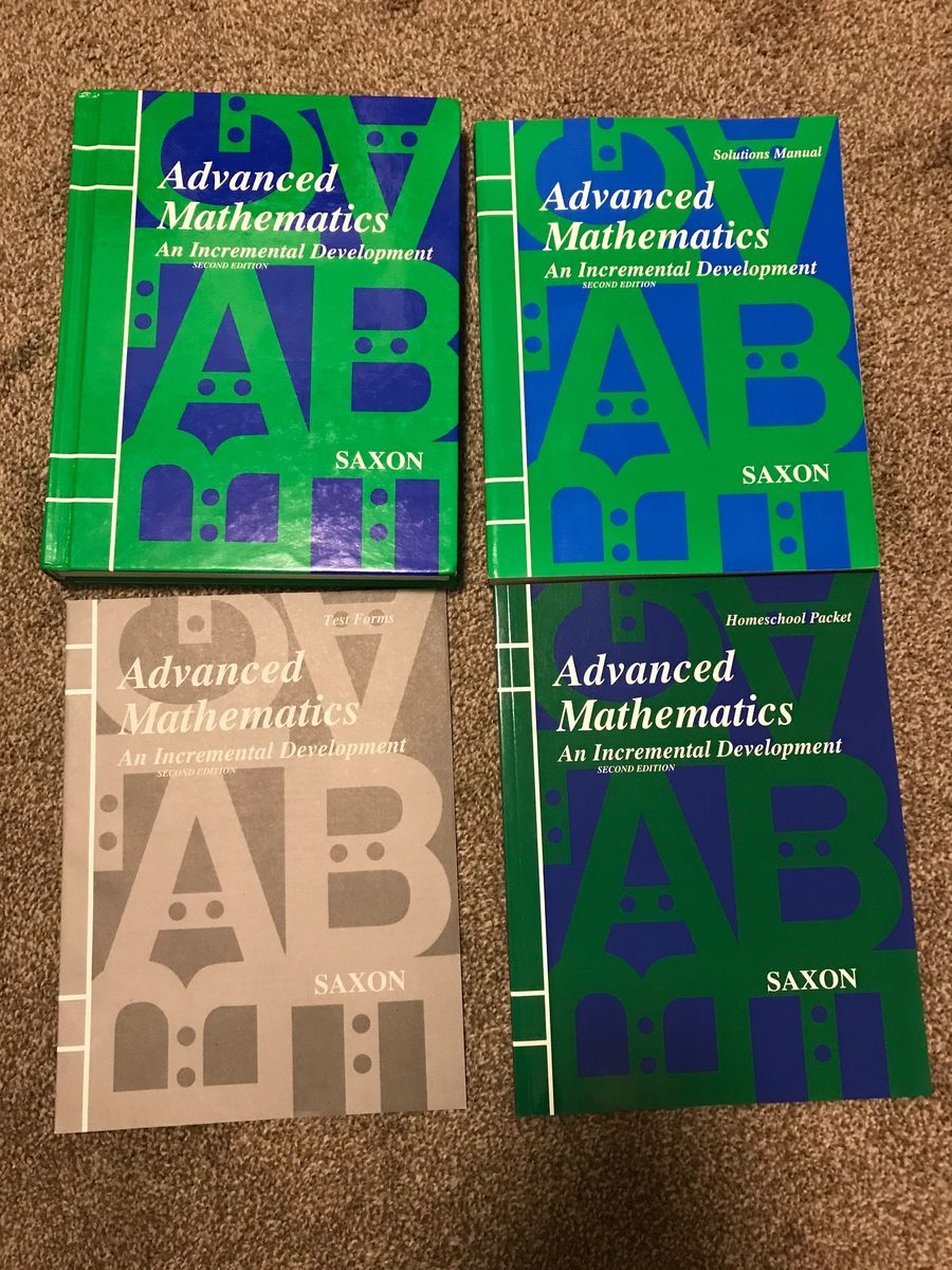 Saxon Advanced Math Homeschool Kit with Solutions Manual, 2nd Ed.